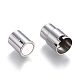 304 Stainless Steel Locking Tube Magnetic Clasps X-STAS-D159-29-2