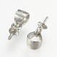 925 pin ciondoli in argento sterling perla tazza cauzione X-STER-K037-032A-2