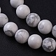 Natürliche Howlith Perlen Stränge G-D855-13-6mm-3