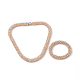 Glass Beaded Necklaces and Stretch Bracelets Jewelry Sets NJEW-S412-05-1