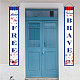 Прямоугольник дверь настенный полиэстер знак для фестиваля HJEW-WH0036-02H-5