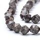 Natural Red Snowflake Obsidian Beads Strands G-S149-31-6mm-2