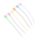 Luminous Silicone Cable Zip Ties AJEW-P104-01A-2