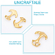 Unicraftale 10Pcs Ion Plating(IP) 304 Stainless Steel Hook Clasps STAS-UN0048-07-5