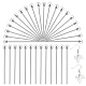 60 pz. 925 spilli con testa in argento sterling&nbsp;STER-PH0003-11-1