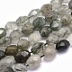 Chapelets de perles en quartz de rutile naturel G-O170-37-1