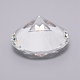ガラスダイヤモンド文鎮  デコレーションアクセサリー  透明  98x56mm GLAA-WH0022-06-3