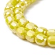 Perles de verre plaquées couleur ab GLAA-F108-12B-04-3