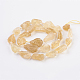 Chapelets de perles de citrine naturelle G-F568-048-2