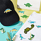 AHANDMAKER 40 Pcs Dinosaur Iron on Patches Dinosaur Embroidered Sew on Patches Dinosaur Embroidered Patches for Bags Jackets Jeans Clothes DIY-GA0005-45-5