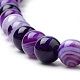 Natural Striped Agate/Banded Agate Beads Strands X-G-S259-04F-6mm-3