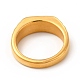 Ионное покрытие (ip) 304 кольцо на палец из нержавеющей стали RJEW-C049-12B-G-3