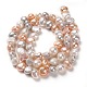 Fili di perle di perle d'acqua dolce coltivate naturali PEAR-L033-45D-3