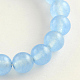 Dyed Natural Jade Round Bead Strands G-Q937-6mm-04-1