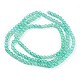Spray Painted Glass Beads Strands GLAA-A038-B-43-2