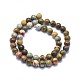 Perles de jaspe picasso naturelles G-K293-F03-C-2
