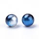 Cuentas de perlas de imitación acrílica arcoiris OACR-R065-4mm-11-2