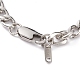 Hommes 304 en acier inoxydable chaînes cubaines bracelets et colliers ensembles de bijoux SJEW-JS01159-7