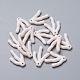 オペークアクリルパーツ  サンゴの枝の形  ホワイト  26x20.5x4mm  穴：1.5mm SACR-P065-P01-1