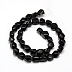 Natural Obsidian Faceted Rhombus Beads Strands G-L235B-05-2
