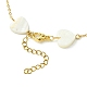 Ensemble de colliers à maillons perlés en coquillage naturel NJEW-TA00120-6