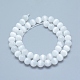 Brins de perles de sélénite naturelles G-L552H-16-3