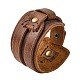 Snap bracelets d'emballage en cuir BJEW-FF0007-027B-3