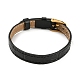 Bracelets de montre texturés en cuir AJEW-K232-01G-08-2