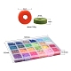 8400pcs 24 Farben umweltfreundliche handgemachte Polymertonperlen CLAY-YW0001-11A-4mm-6