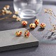 Perlas de esmalte de aleación de estilo chino X-ENAM-L015-01A-G-8
