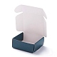創造的な折りたたみ結婚式のキャンディー厚紙箱  小さな紙のギフトボックス  手作り石鹸と装身具用  鹿の模様  7.7x7.6x3.1cm  展開：24x20x0.05cm CON-I011-01F-3