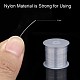 1 rotolo di filo di nylon filo da pesca trasparente X-NWIR-R0.2MM-2