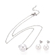 304 Stainless Steel  Jewelry Sets SJEW-H302-21A-2