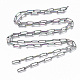 Revestimiento iónico (ip) 304 cadenas de clips de papel con textura de acero inoxidable CHS-S006-JN954-3-3