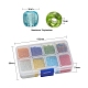 8 Farben Glas Saatperlen SEED-YW0001-55-3
