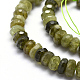 Natural Green Garnet Beads Strands G-K223-22-8mm-3