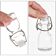 DIYガラス密封ボトルキット  スイングトップストッパー付き  クラフト紙ギフトタグ  スカラップトップハングタグとジュートより糸  ミックスカラー  5.1x4.6x11.2cm  穴：10.1mm  容量：60ミリリットル CON-BC0006-33-2