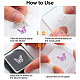 GLOBLELAND Butterfly Fairy Clear Stamps Fairy Tale Elf Mushroom Dandelion Silicone Clear Stamp Seals for Cards Making DIY Scrapbooking Photo Journal Album Decoration DIY-WH0167-56-854-7