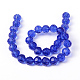 Faceted Glass Round Beads Strands X-GF10mmC24Y-3