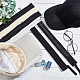 Benecreat 8 Uds cinta de tamaño de sombrero reductor de tamaño de sombrero DIY-BC0008-98-5