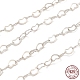 925 catena a maglie a cuore in argento sterling STER-G037-07S-1