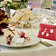 Wadorn® 4 set 4 colori pieghevoli sacchetti di caramelle con fiocco da sposa in similpelle CON-WR0001-05-6