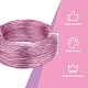 BENECREAT 22 Gauge(0.6mm) Aluminum Wire 918 Feet(280m) Bendable Metal Sculpting Wire for Beading Jewelry Making Art and Craft Project AW-BC0007-0.6mm-10-5