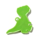 塩ビ漫画のペンダント  恐竜  芝生の緑  43x44x3mm  穴：4mm KY-F018-13-2