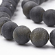 Natural Golden Sheen Obsidian Beads Strands G-T106-003B-2
