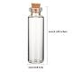 Verre bouteille en verre jar pour les contenants de perles CON-E008-60x16mm-3