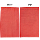 Gorgecraft2個の赤い庭の旗  パティオガーデンヤード屋外の家の装飾のためのDIYヤードフラグのためのソリッドガーデンフラグ AJEW-WH0118-87G-3