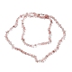 Perle di vetro di quarzo ciliegio fili G-E607-A03-2