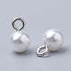 Pendenti di perle imitazione plastica abs OACR-R068-16mm-01-2