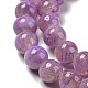 Chapelets de perles en jade naturelle teinte G-F764-01B-4
